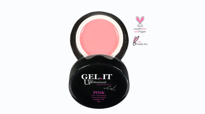 Pink 3-in-1 Premium Builder Gel